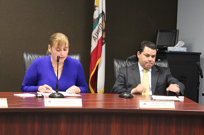 Luciana Corrales and Maros Diaz were sworn in as new San Ysidro Board Members on December 12th.