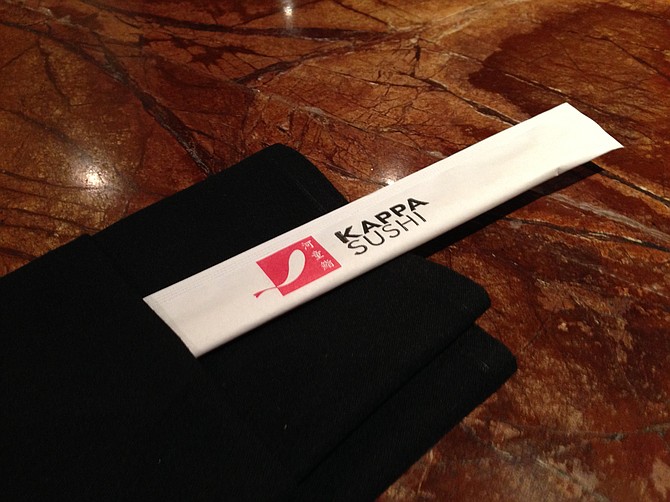 Kappa Sushi, not to be confused with Shino Sushi + Kappo.