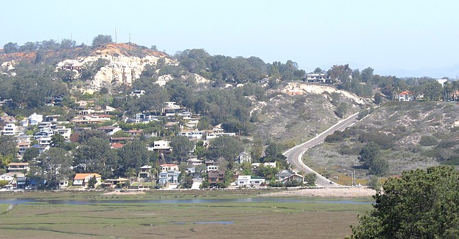 The first neighborhood explored, under the cliffs of Del Mar Heights.
