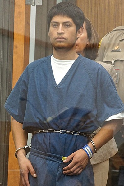 Arturo Salazar in court, June 17, 2013