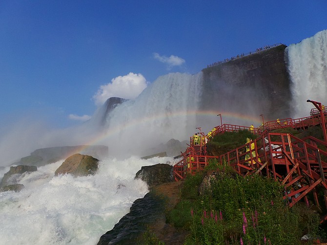 What a beautiful rainbow! @Niagara Falls