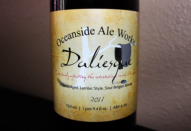 Oceanside Ale Works Daliesque - Image by @sdbeernews