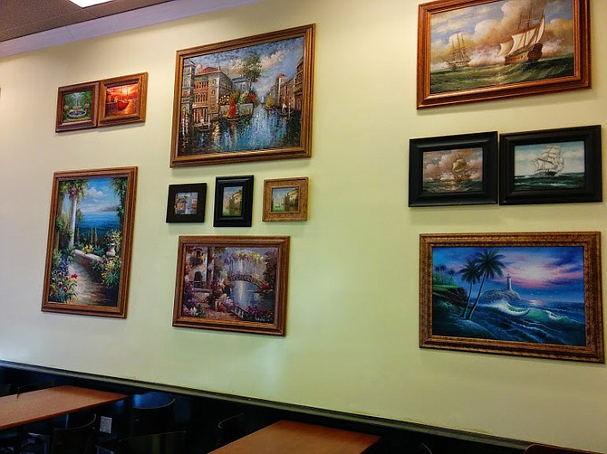 Trinitea's gallery of Kinkade-esque paintings secured south of the border