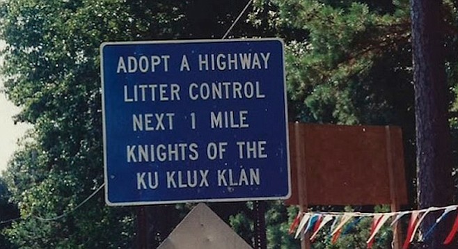 Highway patrolled by the KKK