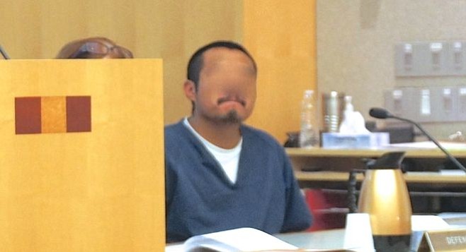 The judge ordered Juan Roldan's face obscured for media reports