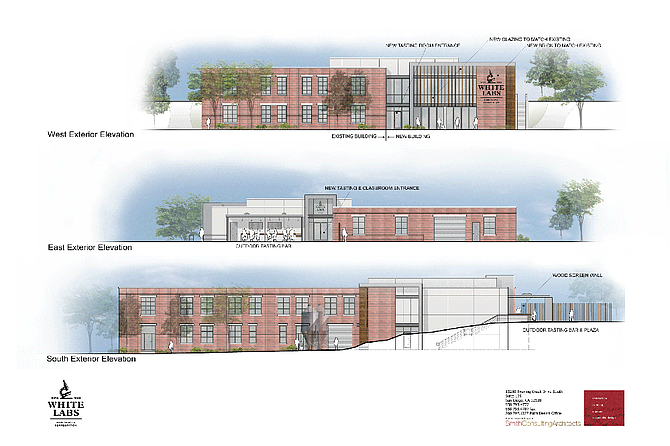 Renderings of White Labs' facility in Asheville, North Carolina