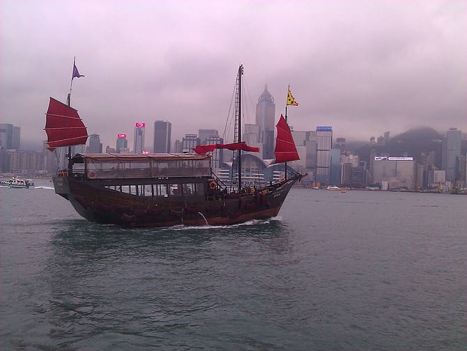 Victoria Harbour, Hong Kong. 