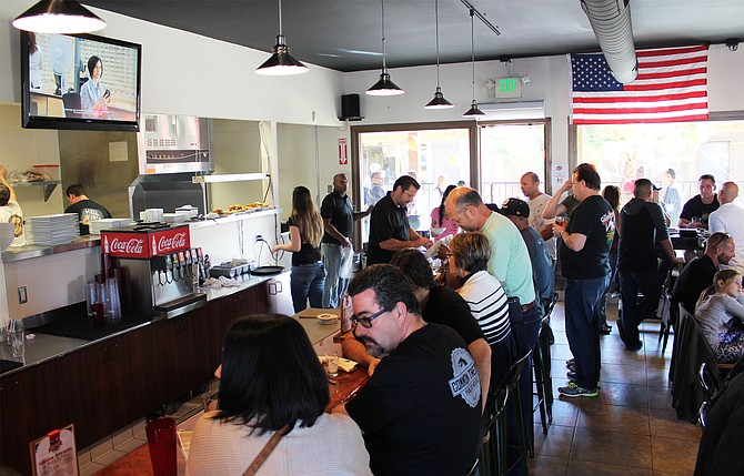 The bar and dining room at Legacy Brewing Company's Miramar tap and kitchen - Image by @sdbeernews