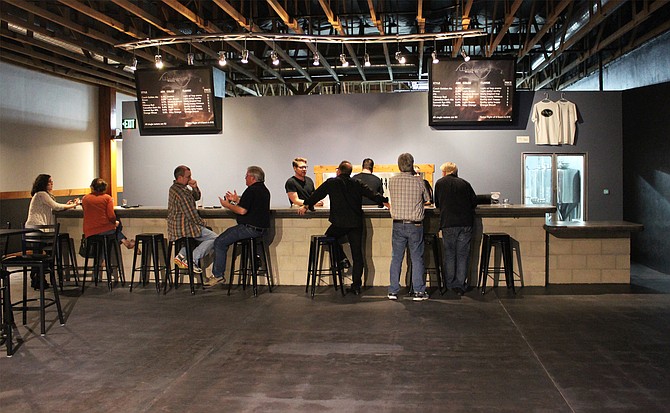 Wavelength Brewing Company's tasting room - Image by @sdbeernews