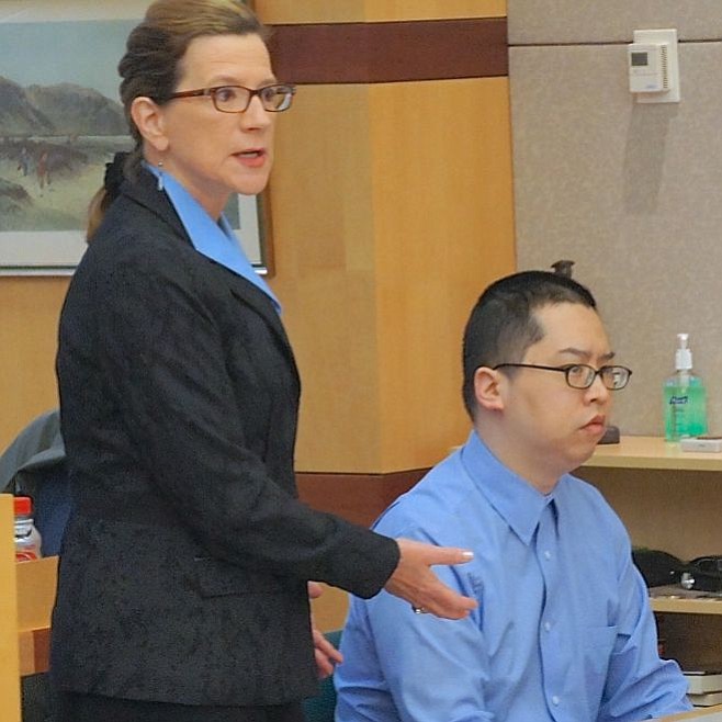 Private defense atty Kathleen Cannon said it wasn't his fault. Photo by Eva
