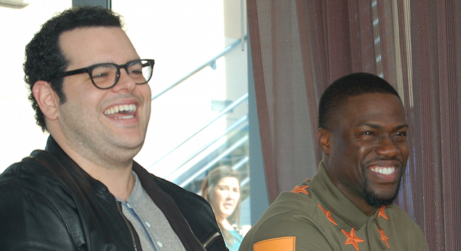 Josh Gad and Kevin Hart - Image by Hannah Liddle