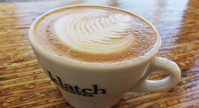 Highly rated Klatch Coffee beans available in Escondido