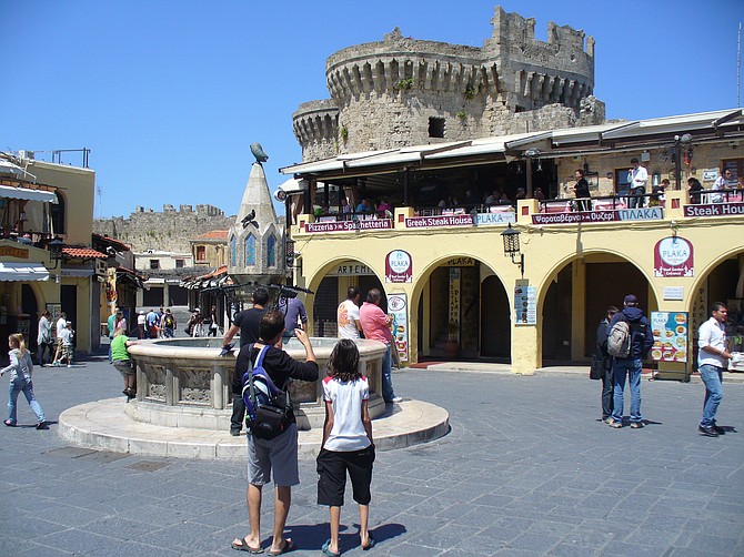 Square in Rhodes Old Town