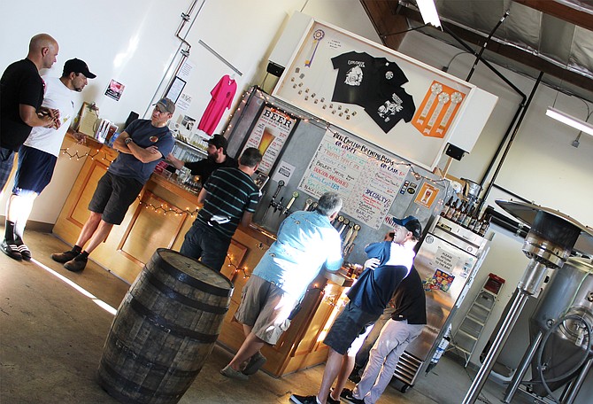 New English Brewing Company's Sorrento Valley brewery and tasting room