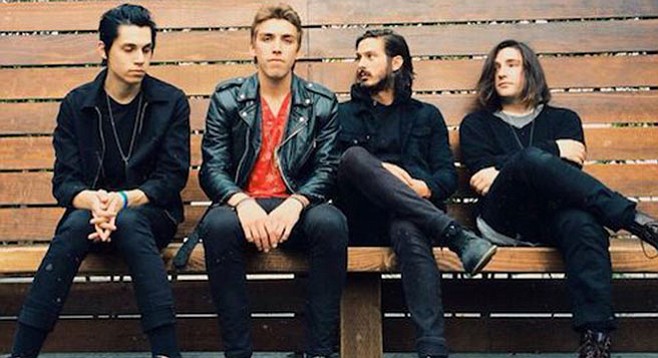 The rock-and-roll shows will go on, says UCSD, as L.A. alt-rockers Bad Suns plug in at Porter’s Pub on January 22.