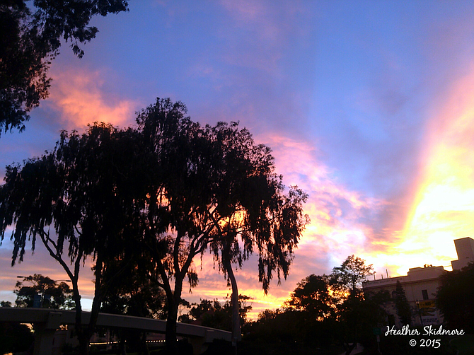 Balboa Park sunset