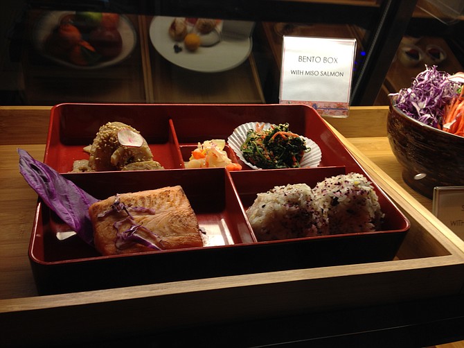 The bento box meals really look like this. But wouldn't a plastic version also look like this? Bento Box. Artisan Bento.