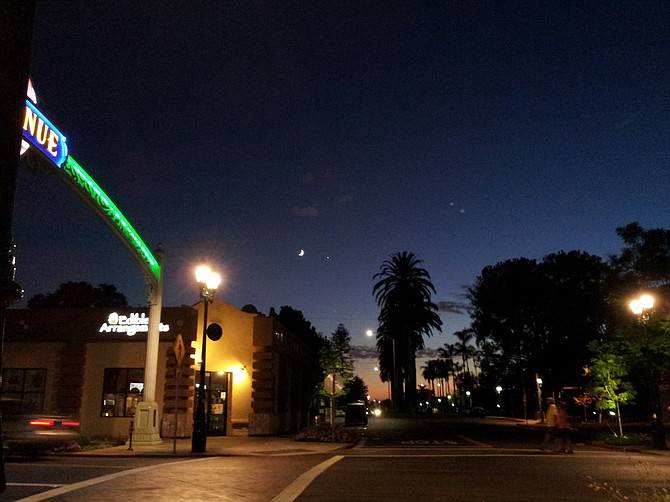 Downtown Chula Vista at Night.