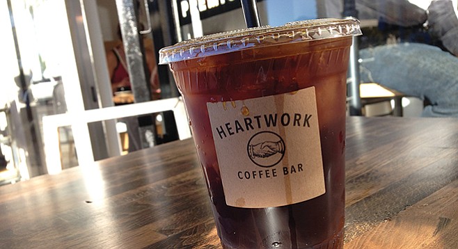 James and Dark Horse coffee now being served at newly opened Heartwork Coffee Bar in Mission Hills.