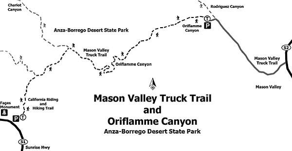 Oriflamme Canyon and the Mason Valley Truck Trail