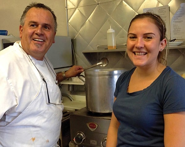 Bleu Whisk owner-chef John Barrios and daughter Taylor