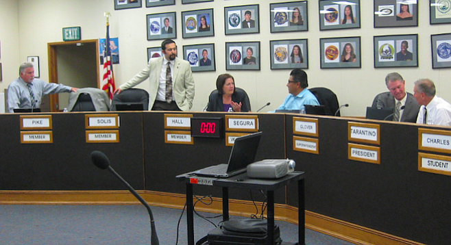 Current Sweetwater board (Tim Glover, second from right, resigned January 27)