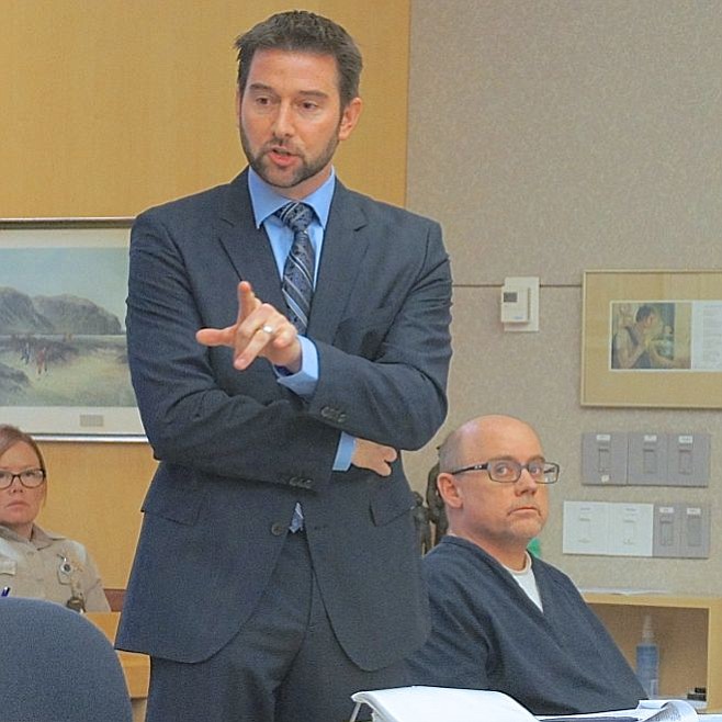 Defense attorney Daniel Greene argued for more than an hour. Photo by Eva