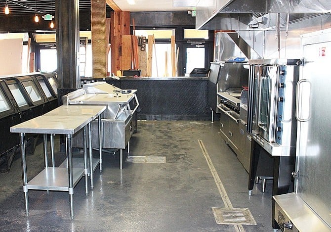 South Park Brewing Co.'s sizable kitchen space