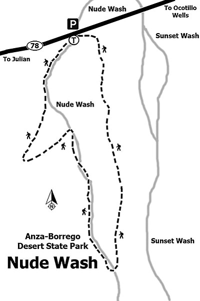 Nude Wash trail