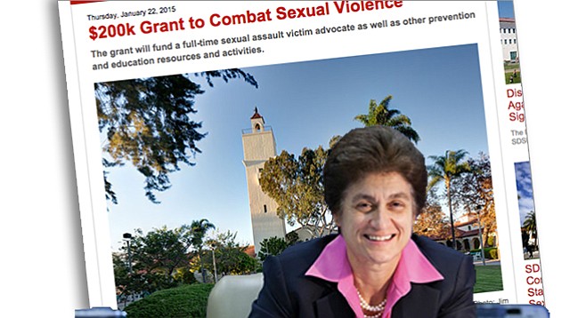 Elaine Howle turned up the heat on SDSU because the school didn’t have a confidential advocate 
for victims of sexual violence. 