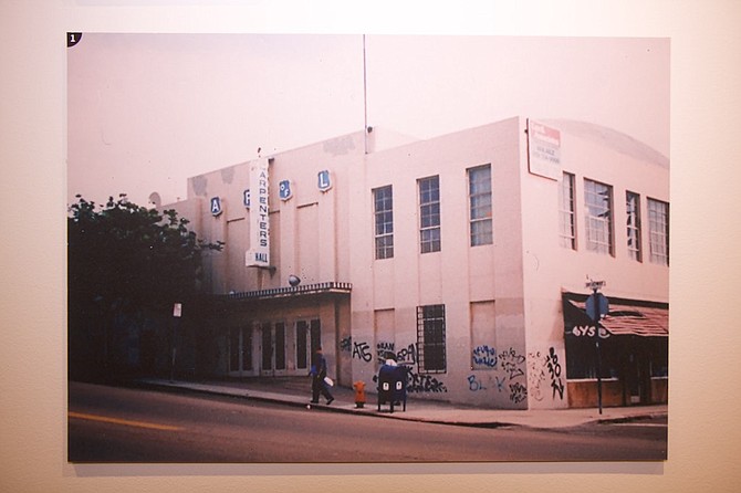 Exterior of the building in 1992
