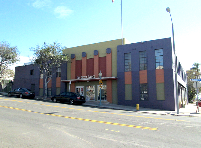 Exterior of the Reader building in Golden Hill today