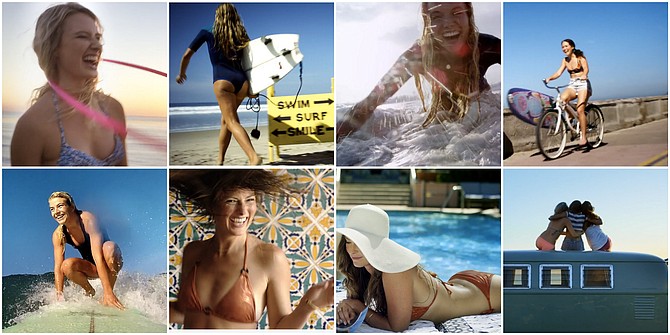 Screencaps taken from San Diego's new "Happiness is Calling" campaign. Are you sensing a theme?