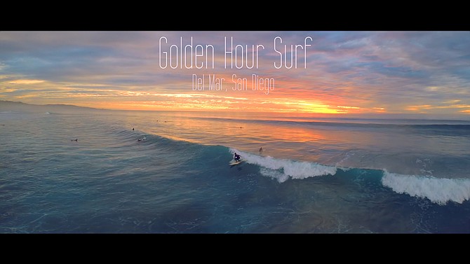 Golden Hour Surf, Del Mar