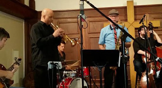 First Presbyterian downtown opens each service with a jazz jam.