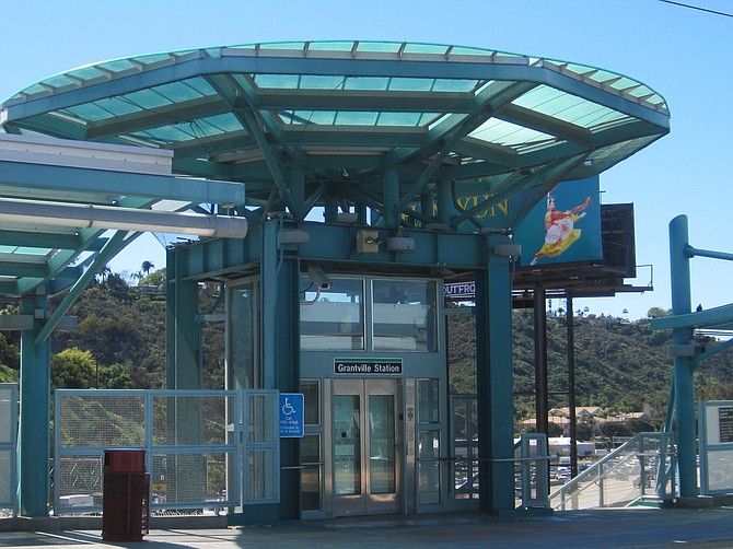 Grantville trolley station