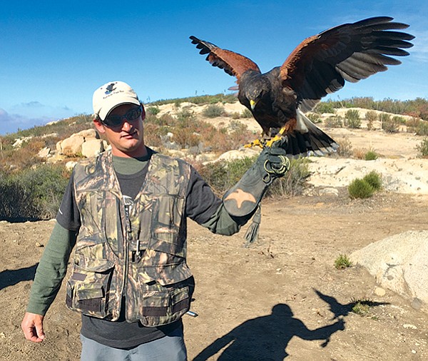 Kirk Sellinger says, “A lot of people think that we starve our birds to motivate them to hunt. No, we treat them like athletes.”