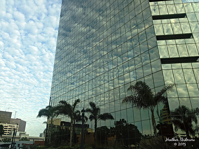 Mackerel Sky Over Downtown San Diego