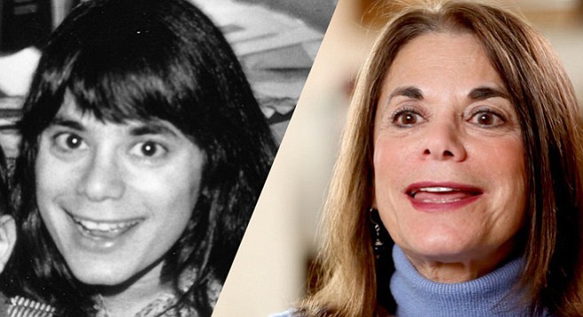 Alice Wolfson, then and now