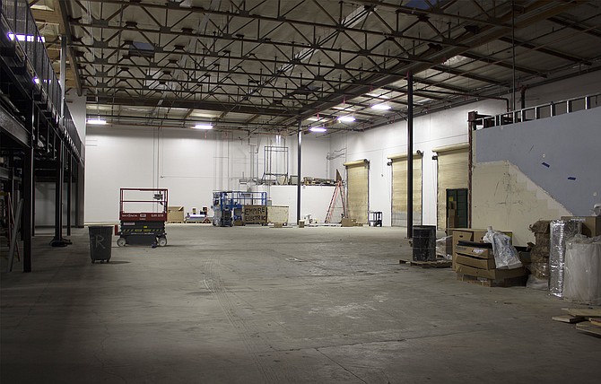 Almost all of the 25,000-square-foot space that will house AleSmith's new, two-story tasting room (photo by @sdbeernews)