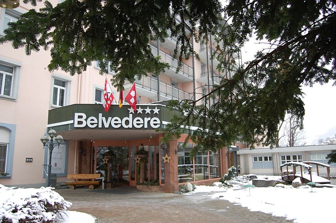 The Hotel Belvedere at Grindelwald.