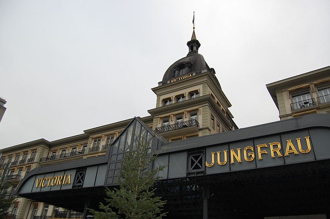 Interlaken’s five star Victoria-Jungfrau Grand Hotel & Spa has Old World charm.