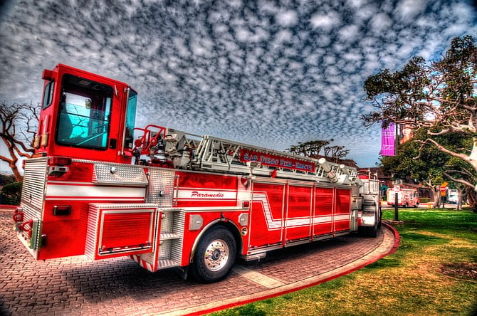 Fire Engine at Seaport Village