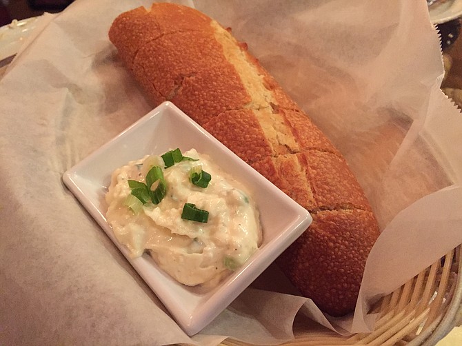 Complimentary French bread and aioli