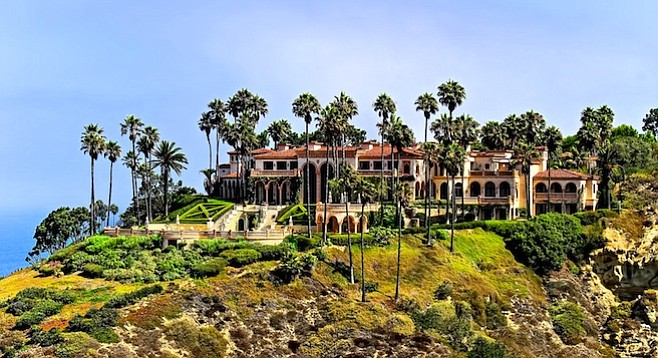 La Jolla mansion owned by Ron Burkle, said to be a prospective bankroller for the purchase of the U-T