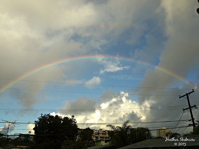 Double rainbow in North Park