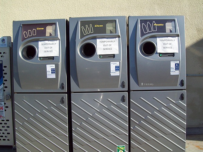 New recycling machines at Vons in Normal Heights.