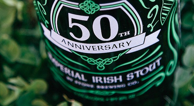 Holiday Wine Cellar 50th Anniversary Imperial Irish Stout by Stone Brewing Co. (photo courtesy Stone Brewing Co.)