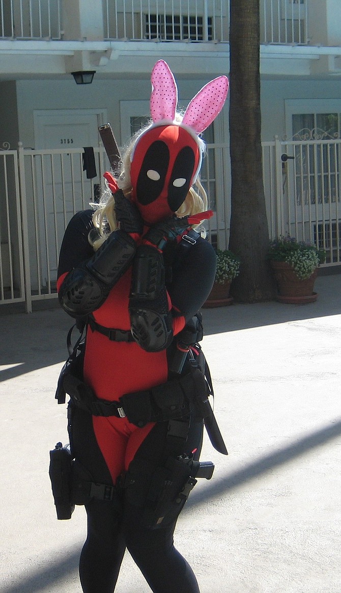 Lady Deadpool from Deadpool comic book published by MarvelComics