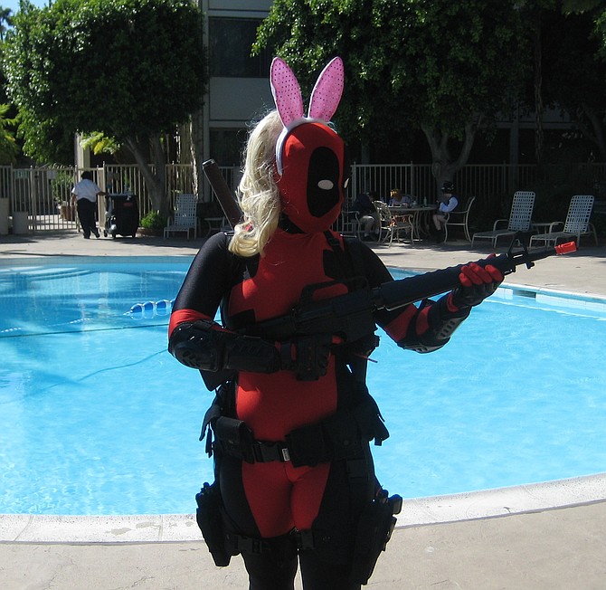 Lady Deadpool from Deadpool comic book published by MarvelComics